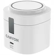 Canyon Ws-405, 4V1, bezdrôtová Qi2 nabíjacia stanica pre 4 zariadenia s 65W nabíjačkou, biela  Cns-Wcs405W 5291485019235