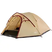 Coleman Darwin 4 Plus Vasaras telts Beige/Dark red  2227926 3138522137113