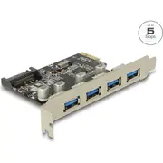 Delock Pci Express Karte  4 x extern Usb 3.0 89297 4043619892976