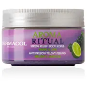 Dermacol Aroma Ritual Stress Relief Body Scrub Ķermeņa skrubis Grape  Lime 200 g 8590031098715