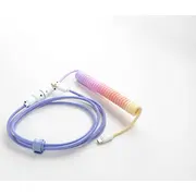 Ducky Premicord Afterglow spirālveida kabelis, Usb tips C uz A - 1,8M  Gata-2584 4711394391334 Dacoc2-Aft1