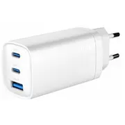 Gembird 3-Port 65W Gan Usb Pd Lādētājs  Ta-Uc-Pdqc65-01-W 8716309128674