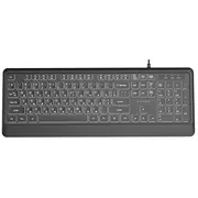 Gembird Kb-Uml-04-Cyrl Slim wired backlight keyboard, black, Cyrillic layout  8716309137102 Pergemkla0048