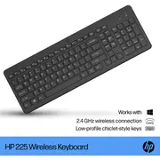 Hp 225 - Tastatur 2,5-Zonen-Layout kabellos  805T1AaAbd 197497176902 Ci77720
