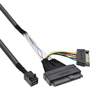 Inline U.2 savienojuma kabelis, Ssd ar Sff-8639 uz Sff-8643  barošana, 0,75M 29620B 4043718267521