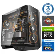 Intop Aqua Ryzen 7 9700X 32Gb Ddr5 1Tb Ssd M.2 Nvme Rtx5070 12Gb Win11  T207411544146 T244146Wh