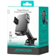 Joyroom Magnētiska bezvadu lādētāja un automašīnas turētāja komplekts 2 vienā Paneļa versija 4.6 - 6.8 collas 15W, Black Jr-Zs219-Dash  Jr-Zs219-Dash2 6956116702311