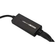 Kabel adapter Usb-A 2.0 męski do 4X Rs232 Db9  Chipset Ftdi Ft2232H Black Mocowanie na śruby 1.5M Da-70159 4016032308539 Aiassa000000004