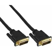 Kabelis Inline Dvi-D - 15M Black 17777P  4043718070954