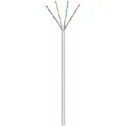 Kabelis Goobay  68710 Cat 5E network cable, U/Utp, grey, 100M 4040849687105