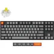 Bezvadu mehāniskā tastatūra Keychron K8 Max - Asv izkārtojums Hot-Swappable Super Banana K8M-H4  4895248881254