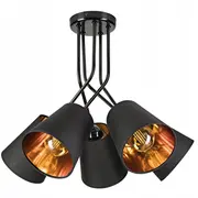 Lamkur Irma 50591 piekaramā lampa ar 5X60W E27 Black  5907687450591