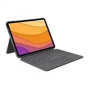 Logitech Combo Touch iPad Air 13 collu M2 un M3 2024 2025, Asv starptautiskā tastatūra ar skārienpaliktni, Gray 920-012618  5099206122161