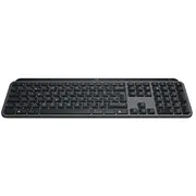 Logitech Mx Keys S - Tastatur hinterleuchtet kabellos Bluetooth Le Qwertz Deutsch Tastenschalter Scissor-Key Graphite mit Palm Rest 920-011567  5099206112223 135334