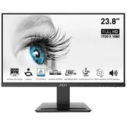 Msi Pro Mp243X 23.8 Inch Monitor, Full Hd 1920 x 1080, 100Hz, Ips, 4Ms, Hdmi, Displayport, Built-In Speakers, Anti-Glare, Anti-Flicker, Less Blue light, Tüv Certified, Vesa, Kensington, Black  4711377035279 Upmsi023Fxpf000