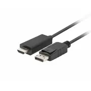 Monitoru piederums Lanberg  Hdmi Cable, 5 m 4K/30Hz, Black Ca-Dphd-11Cc-0050-Bk 5901969438734