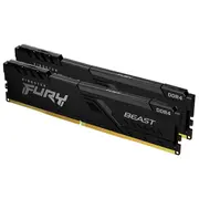 Operatyvinė atmintis Kingston Fury Beast 16Gb 2X8Gb Ddr4 3600Mhz Cl17  Kf436C17Bbk2/16 740617319781 999174846