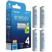 Panasonic Eneloop Baterijas Aa 2000Mah uzlādējamas 4 gab.  Bk-3Mcde/4Be 5410853064190