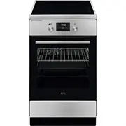 Plīts Aeg 6000 Series Steambake 58 L platums 50 cm no nerūsējošā tērauda - Elektriskā plīts ar indukcijas virsmu  Cib56491Bm 7333394044866