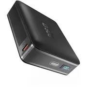 Powerbank Sbs Hd 65W 20000Mah Usb-C ar Lcd displeju - Black  8018417521133