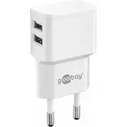 Rūteris Goobay  Dual Usb charger 44952 2.4 A, 2 2.0 female Type White, 12 W 4040849449529