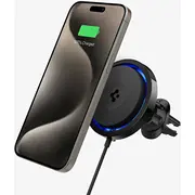 Spigen Onetap Pro 3 Cryomax Magsafe bezvadu automašīnas lādētājs Gaisa ventilācijas atvere, Black  Acp07082 8809896753968