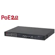 Switch Dahua Type L2 Galda/Stenda tīkla slēdzis 90 W Pfs4218-16Et-240-V3  6923172528124