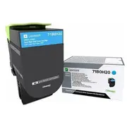 Toners Lexmark 71B0H20 Cyan Oriģināls  734646642583