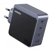 Ugreen Nexode S 140W, Gan, 3X Usb-C  Usb Szara 45575 6941876245758 20881720944