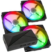 Ventilators Noiseblocker Nb-Eloop X B12-P Argb Black 3 gab.  Silverstone Cpl02-E centrmezgls Lubu-048
