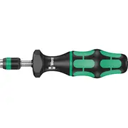 Wera Drehmoment-Schraubendreher 7440 Black/Grün, für 1/4 Bits  05074700001 4013288100641