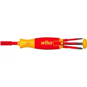 Wiha Schraubendreher mit Bit Magazin Liftup electric Rot/Gelb, 7-Teilig  41234 4010995412340