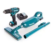 Makita 5 elementu elektroinstrumentu komplekts Clx214X1  Hp331D Cl106Fd 088381850575
