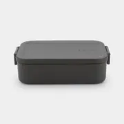 Brabantia Make  Take pusdienu kārba, vidēja, dark grey - 202520