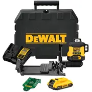 Dewalt Dcle34031D1-Qw Multilīniju lāzeris 18V 3X360 2Ah, zaļs stars