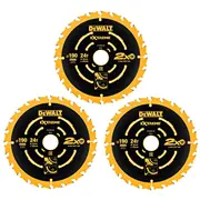 Dewalt Dt10399-Qz Zāģripas Extreme 3 x 190Mm 30Mm 24T