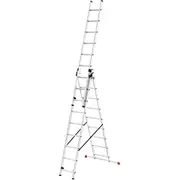 Hailo Kāpnes kombinējamās Profistep Combi / alumīnija 3X12 pakāpieni 037312007
