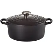 Le Creuset Čuguna katls apaļš Ø26Cm / 5,3L matēts melns 02726090