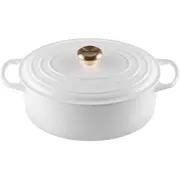 Le Creuset Čuguna katls ovāls 31Cm / 6,3L balts 02727249
