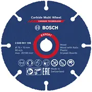 Bosch Cietmetāla disks Gws 12V-76, 76X10X1 mm 2608901196