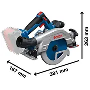 Bosch Gks 18V-57-2 Gx, Solo 06016C1000