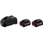 Bosch Sākuma komplekts 2 x Gba 18V 5,0 Ah  Gal 1880 Cv 1600A00B8J