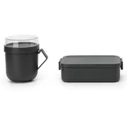 Brabantia Make  Take pusdienu komplekts, dark grey 206665