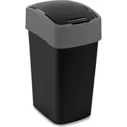 Curver Atkritumu spainis Flip Bin 25L melns/sudraba 0802171Y09