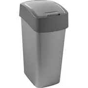 Curver Atkritumu spainis Flip Bin 50L sudraba/pelēks 0802172686
