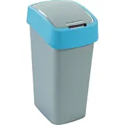 Curver Atkritumu spainis Flip Bin 50L sudraba/zils 0802172734