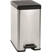 Curver Atkritumu tvertne metalizēts Slim Bin 25L sudraba 0802339582
