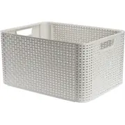 Curver Kaste Style L 43,6X32,6X23Cm krēmkrāsā 0803616885