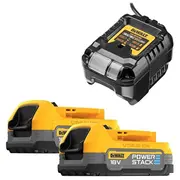 Dewalt Dcb1102E2-Qw Powerstack komplekts lādētājs  2X1.7Ah