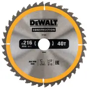 Dewalt Dt1953-Qz zāģripa 216X30Mm 40T